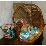 Flower Arranging Baskets Approx 15 Items Plus Other Materials