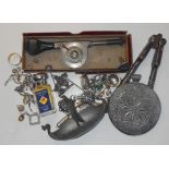 Parcel of Vintage Retro Costume Jewellery & Other Collectables Including Vintage Micrometer