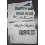 Stamps Collection of 24 British First Day Covers 1980's & 1990's