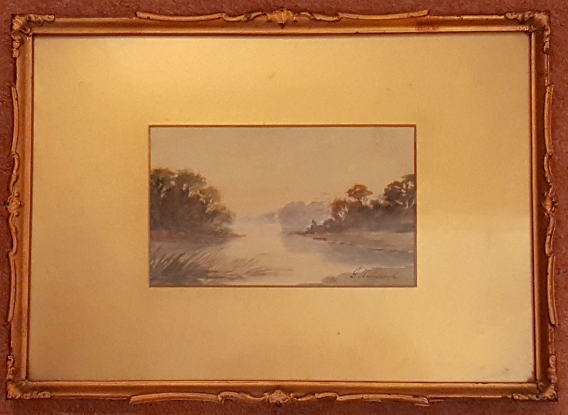 2 x Small Watercolour Paintings Early 20th Century. One signed