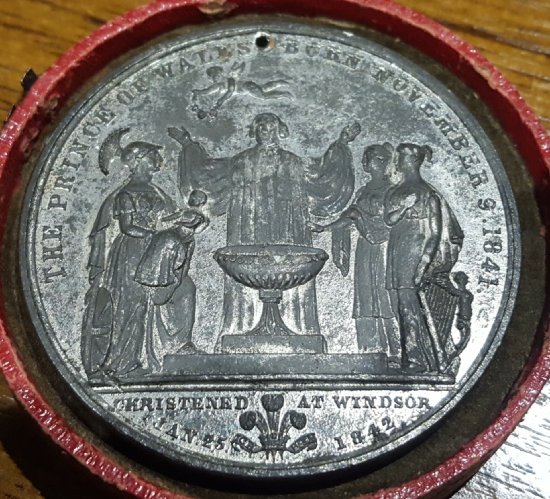 Medal Coin Commemorating the Birth of The Prince of Wales 1841 Plus 3 other coins - Image 3 of 3