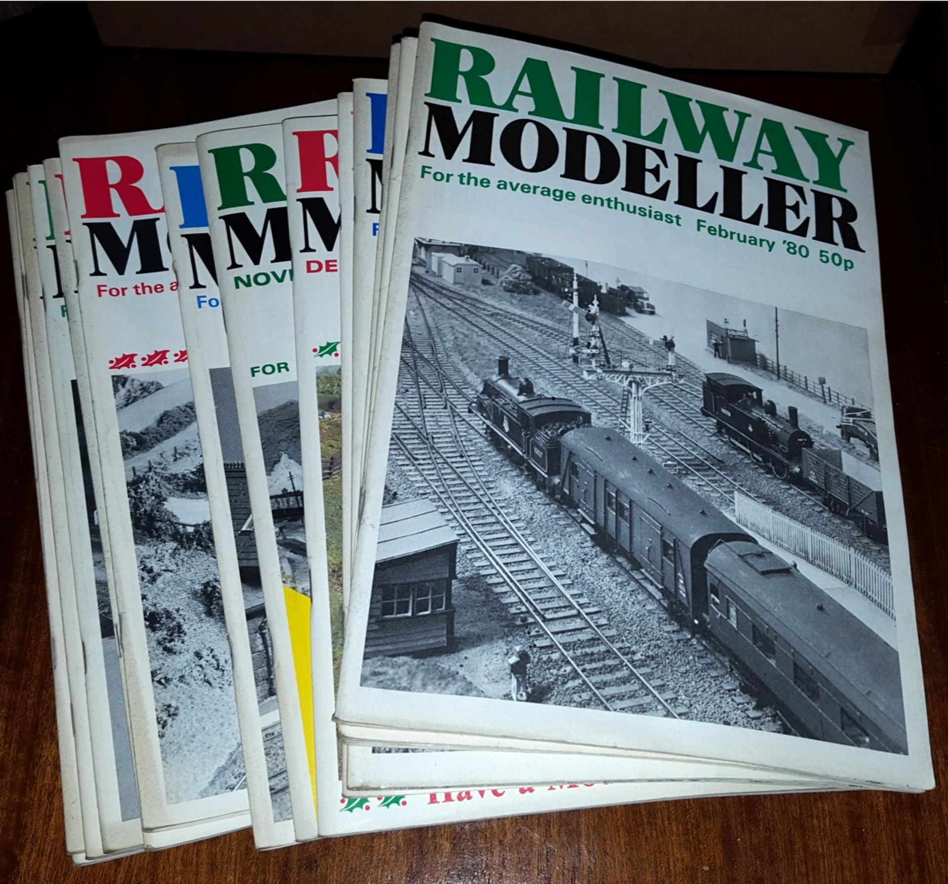 14 x Collectable Railway Magazines 'Railway Modeller' 1980's