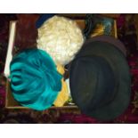 Vintage Retro Box of Assorted Vintage & Hats Gloves