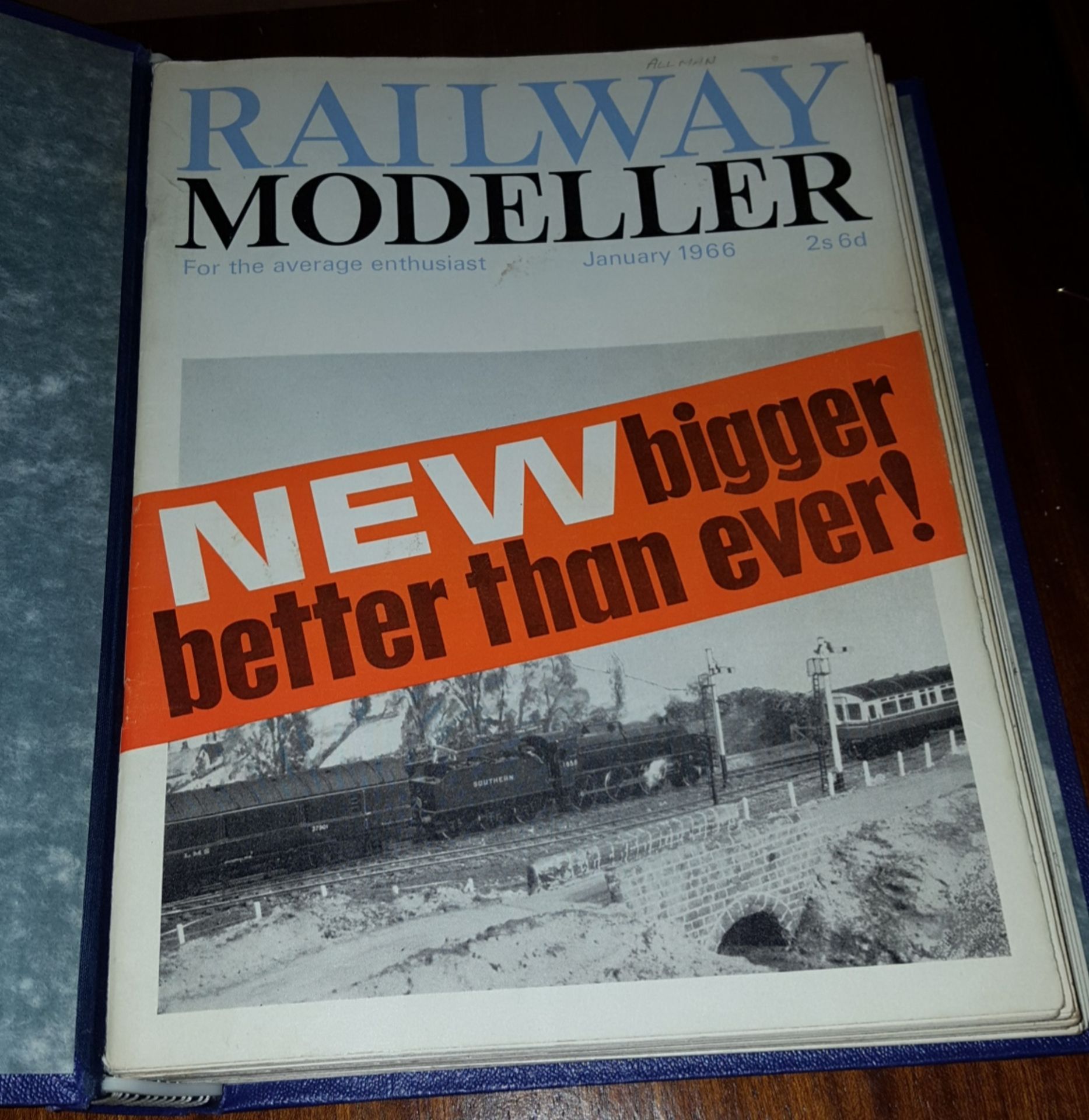 12 x Collectable Railway Magazines 'Railway Modeller' 1966 Complete Year Bound Copy - Image 2 of 3