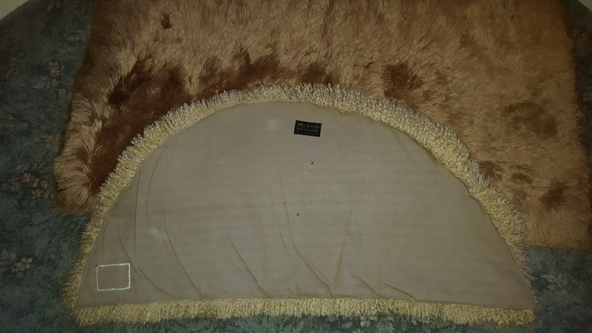 Afghan Silk Rug Plus Sheep Skin Rug and Pure Mohair Rug - Image 4 of 6