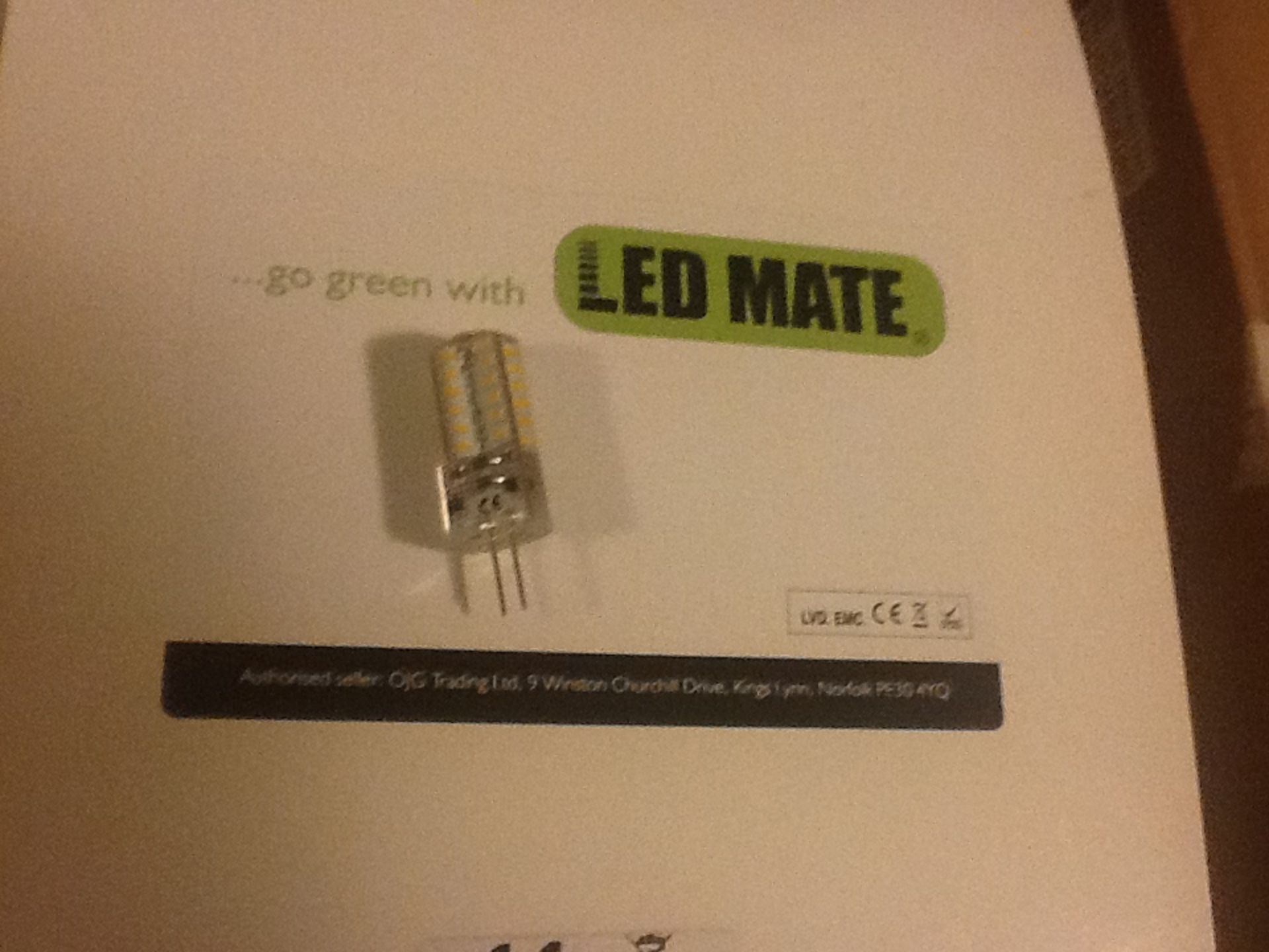 1000 LEDMATE brand G4 LED's. Each LED is individually boxed. 100 pieces in a box. 10 Boxes supplied - Image 2 of 4
