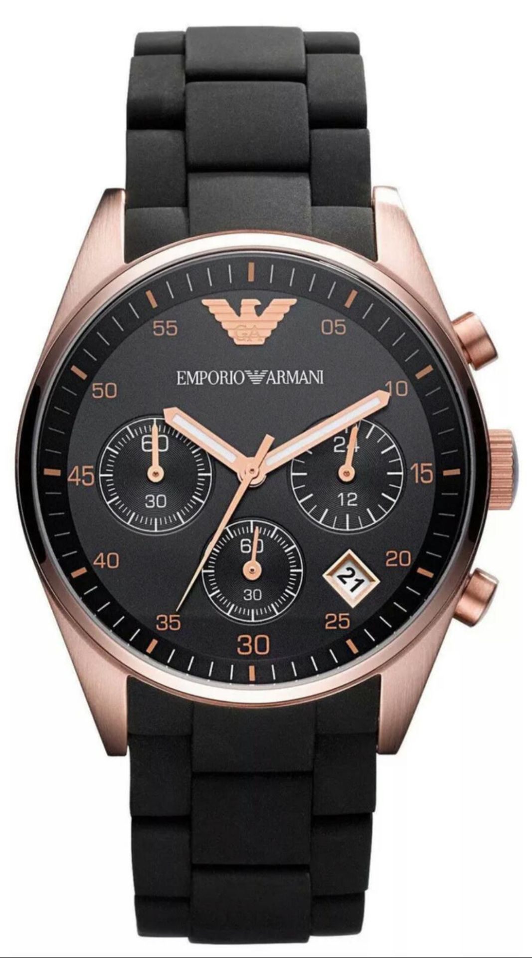 BRAND NEW LADIES EMPORIO ARMANI AR5906, SPORTIVO WATCH WITH ARMANI WATCH BOXES, MANUAL