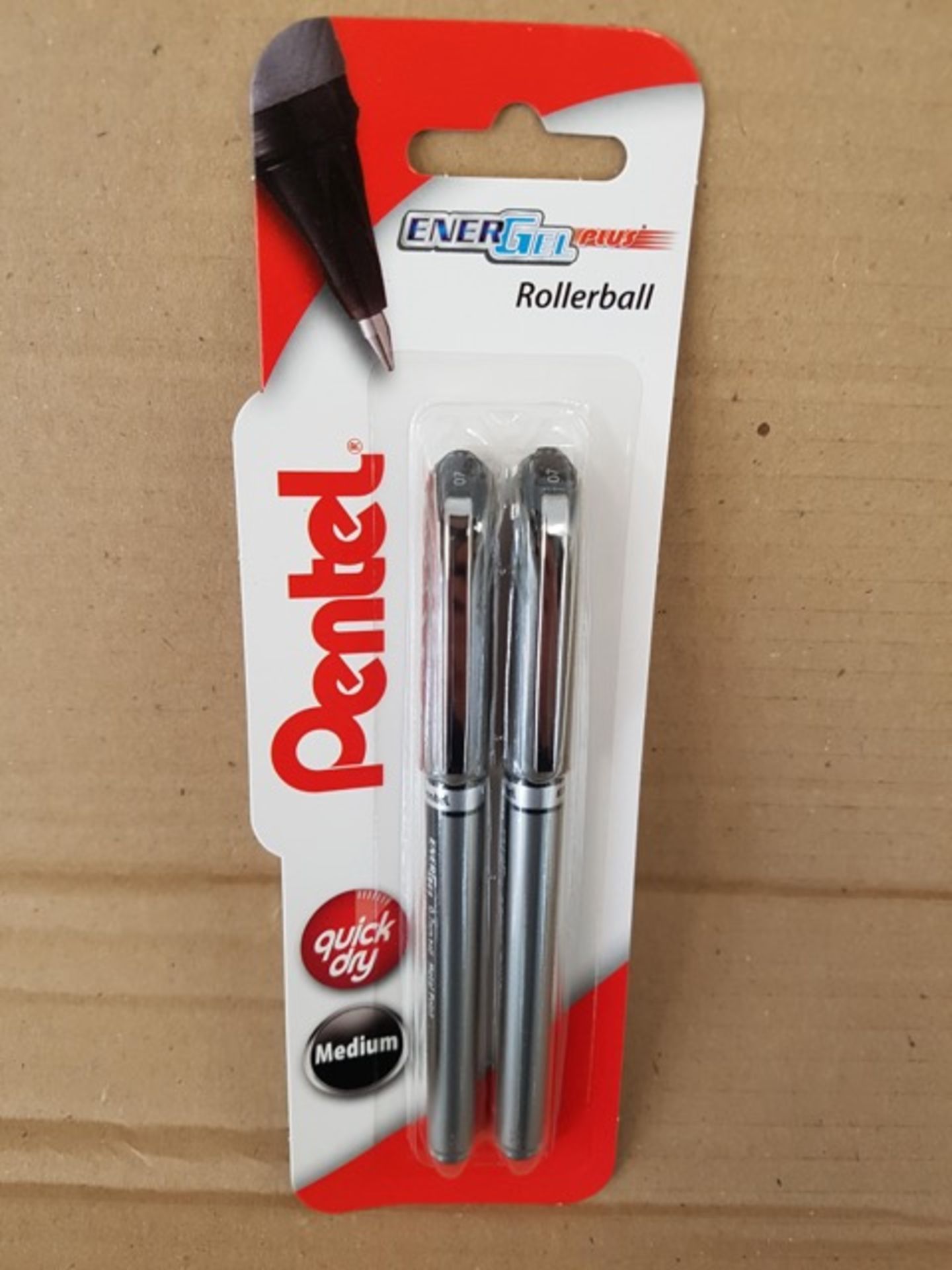 PALLET TO CONTAIN 960 x Brand New Pentel 2 Pack Quick Dry Medium Energel Plus Rollerball Pens - Bild 2 aus 3