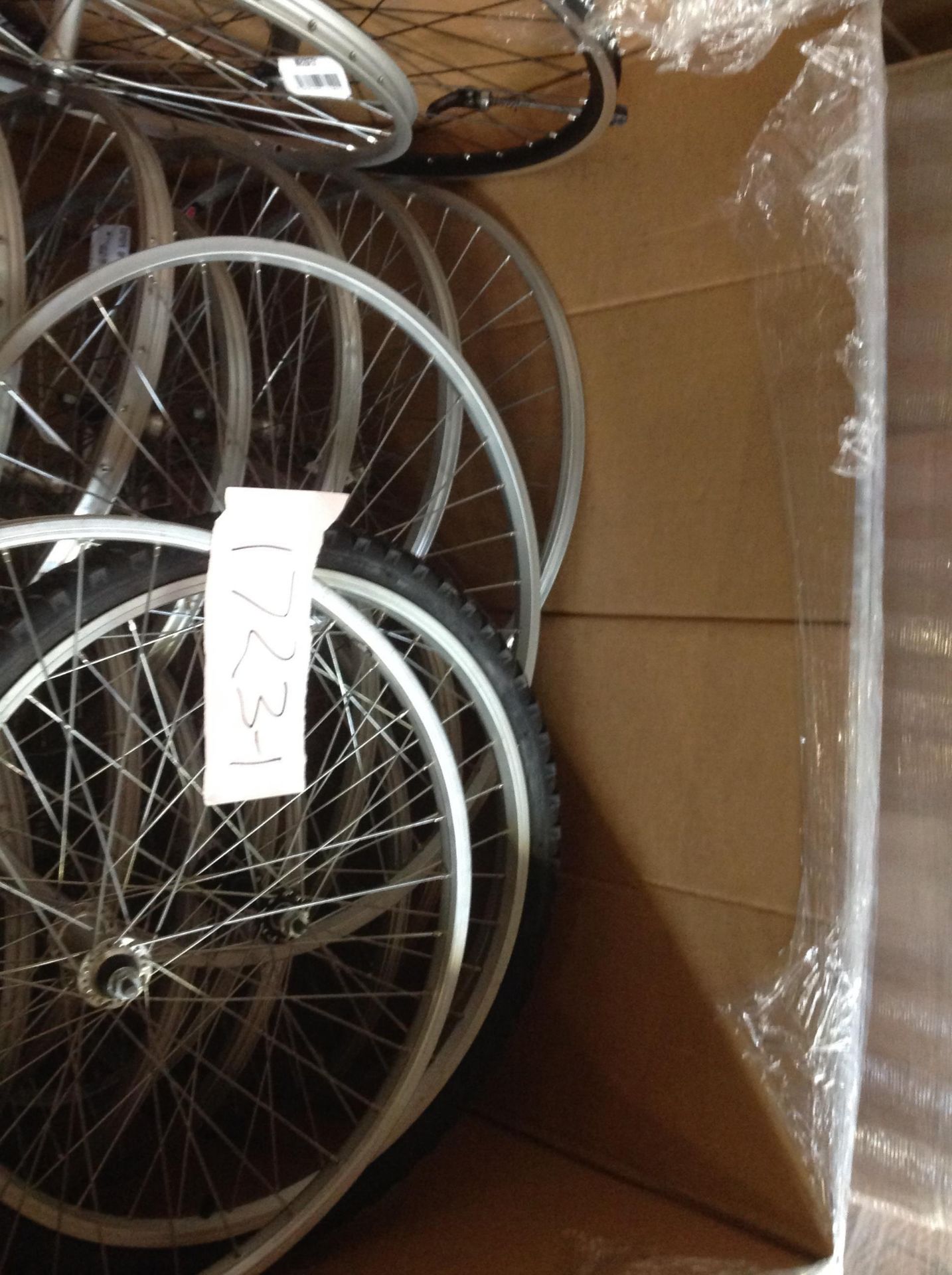 1723 - 1 x pallet bike tyre alloys - Image 2 of 2