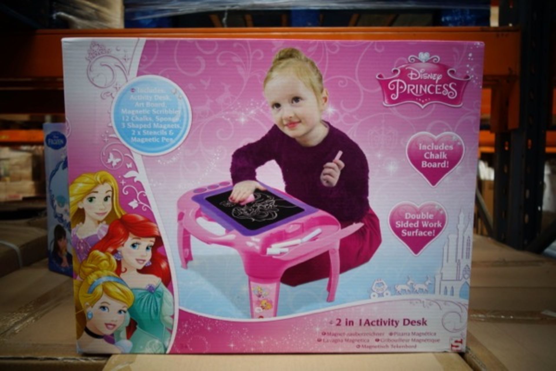 12 x Brand New Disney Princess 2 in 1 Activity Desk Set's
