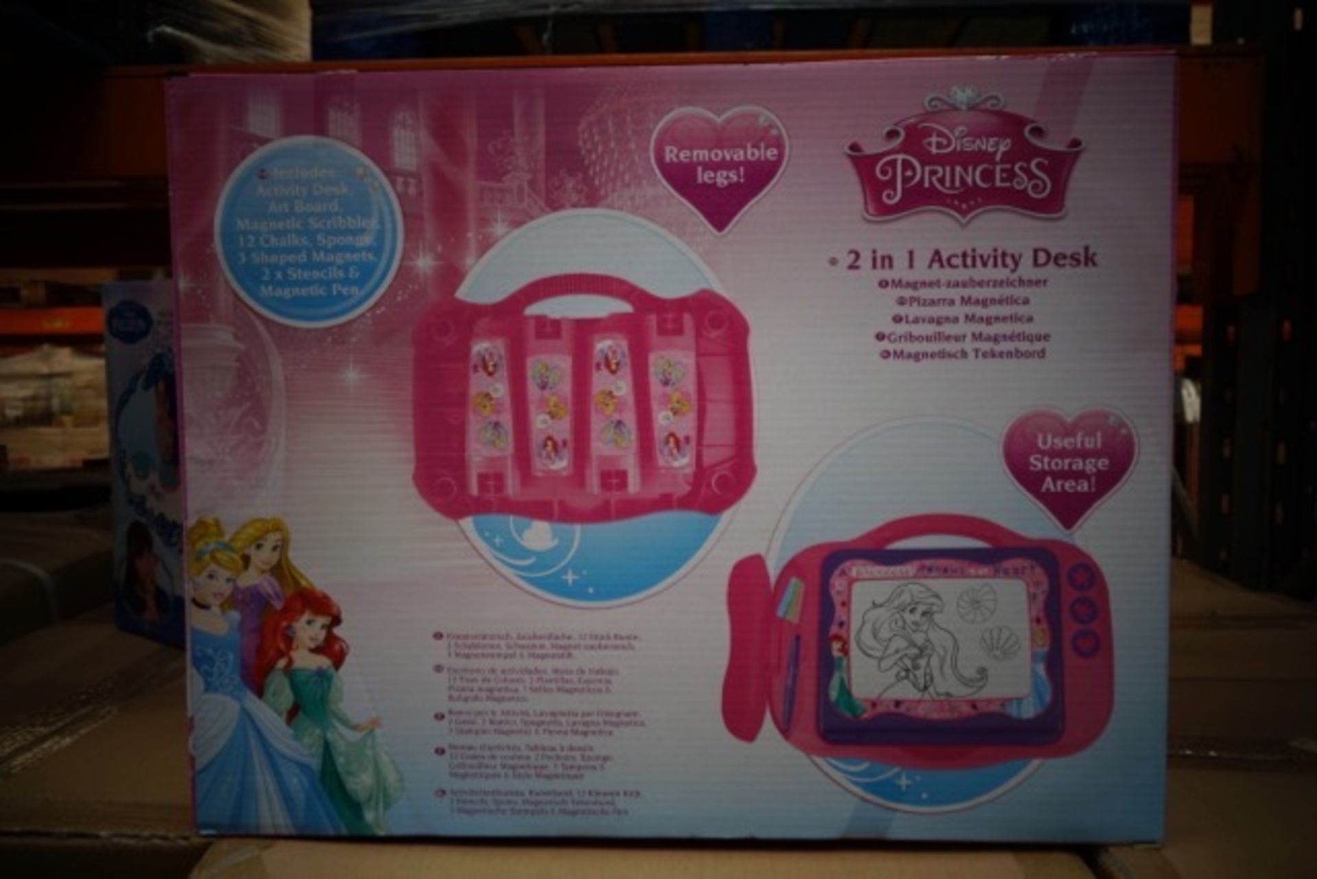 12 x Brand New Disney Princess 2 in 1 Activity Desk Set's - Image 3 of 3
