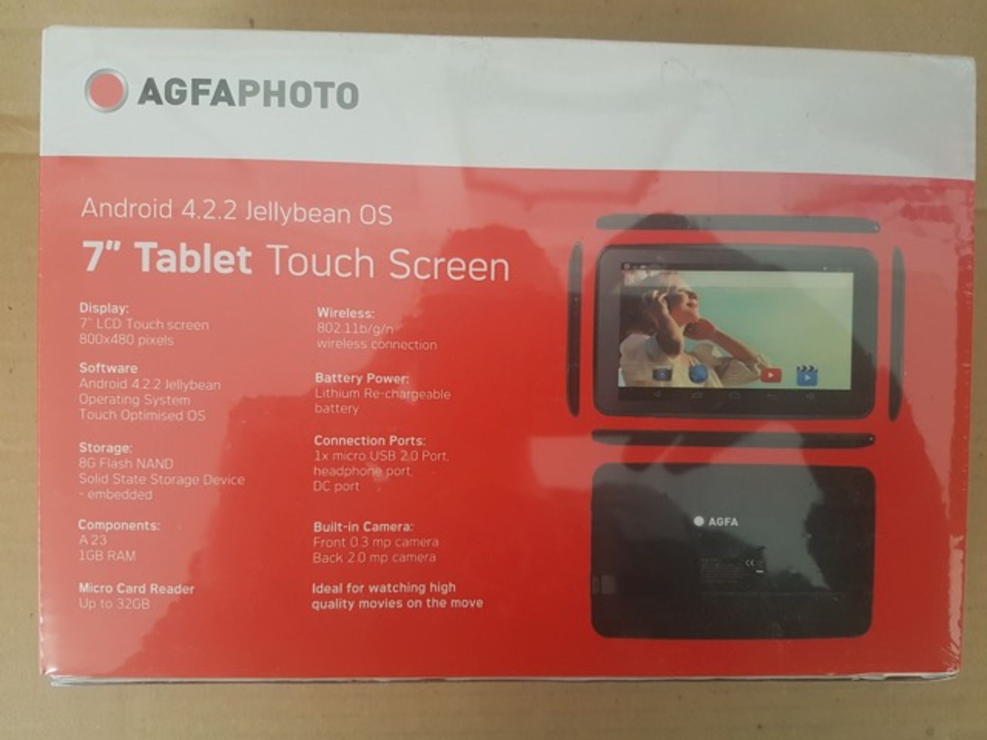 3 x Brand New Agfaphoto 7 Inch Tablet Touch Screen. Android 4.2.2 Jellybean OS. Dual Core, Built - Image 3 of 3