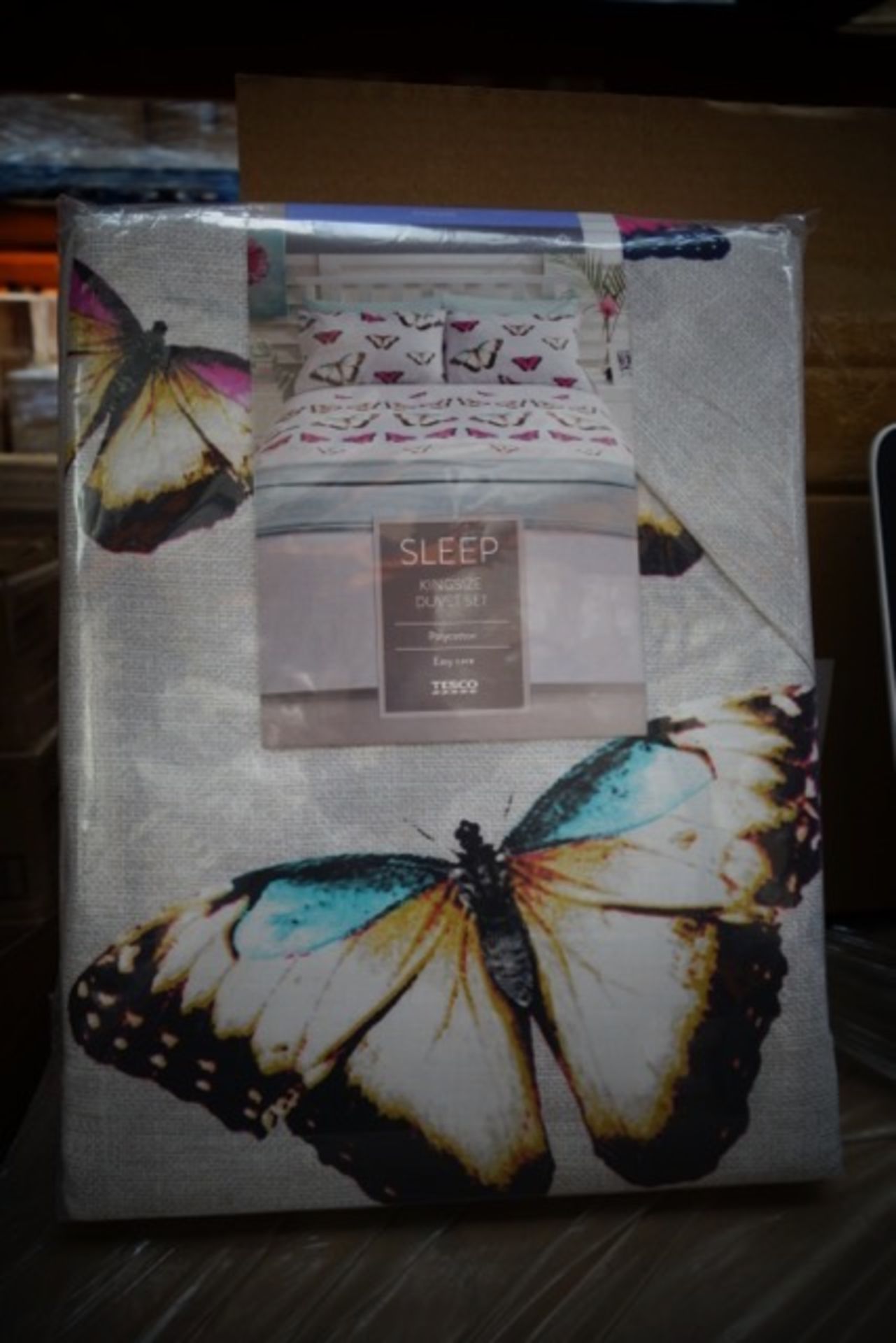 16 x Brand New Sleep Digital Butterfly Easy Care King Size Duvet Sets