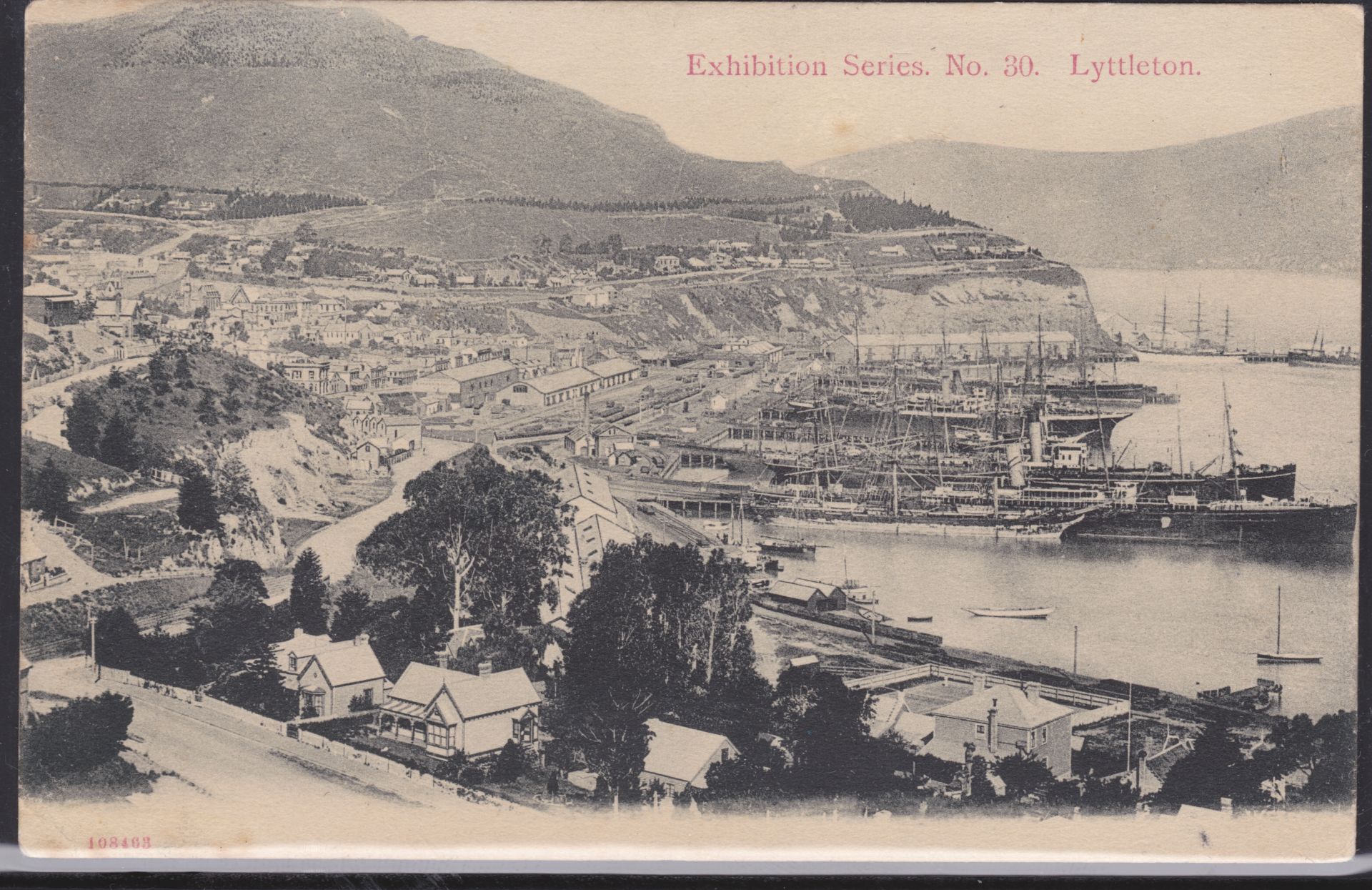 ANTARCTICA 1913 (Feb 3) - Picture postcard of Lyttleton, addressed to Christchurch with King - Image 2 of 2