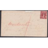 BAHAMAS / JAMAICA 1870 - Soldiers cover (small opening fault at upper edge) sent at the 1d