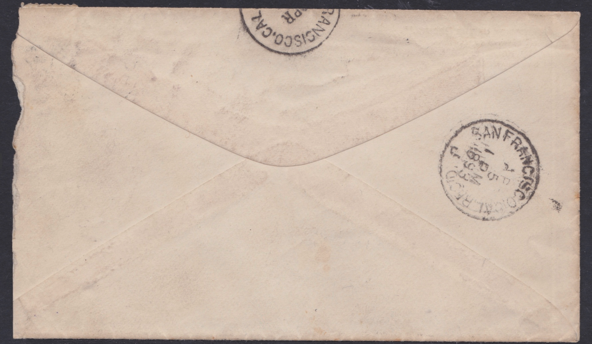 GILBERT & ELLICE ISLANDS - FANNING ISLAND / HAWAII 1893 - Envelope posted from Honolulu (Mar 21) - Image 2 of 6