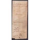 FRANCE - CORSINI 1594 - Entire letter from Monsieur Teauchoys, a merchant in Dieppe to Bartolomeo