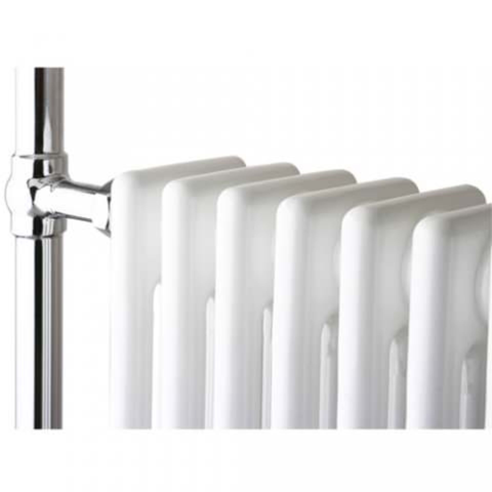 (O16) 952x659mm Large Traditional White Towel Rail Radiator - Victoria Premium. RRP £341.99. Long - Image 5 of 5