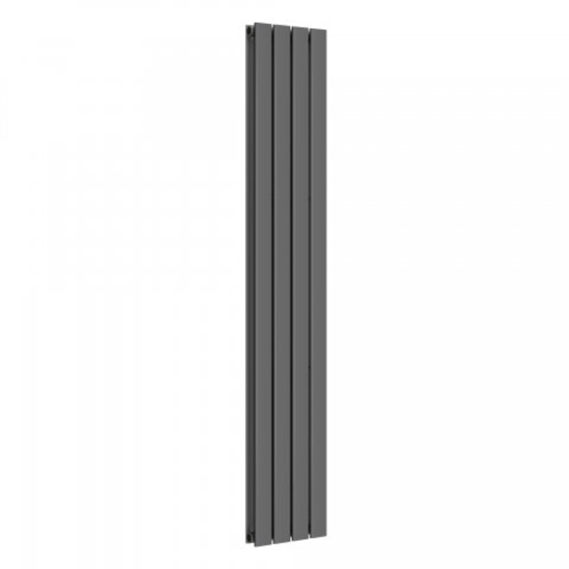 (O9) 1800x300mm Anthracite Double Flat Panel Vertical Radiator - Thera Range. RRP £399.99. - Image 2 of 3