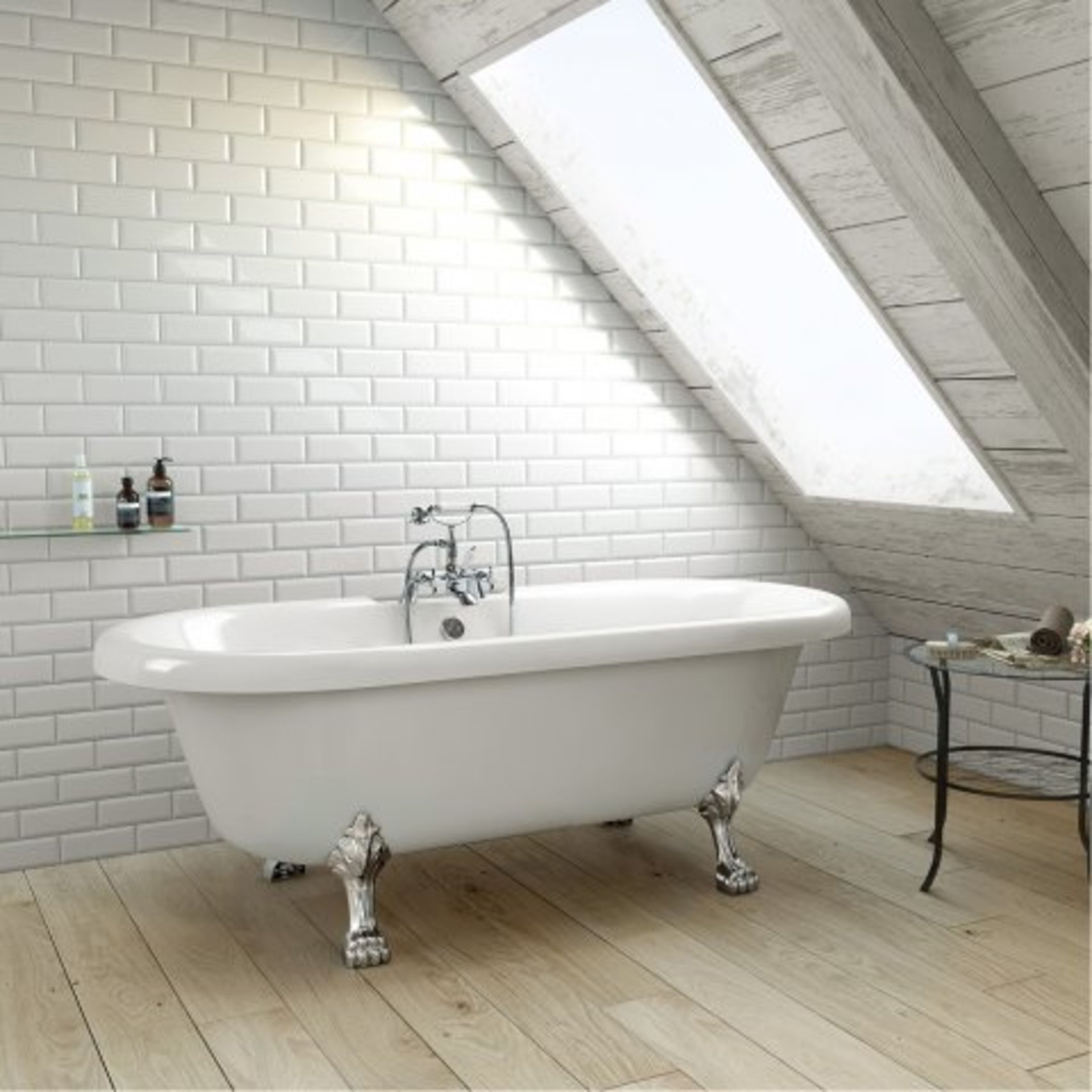 (O4) 1700mm Victoria Traditional Roll Top Bath - Dragon Feet - Large. RRP £799.99. This stunning - Image 2 of 4