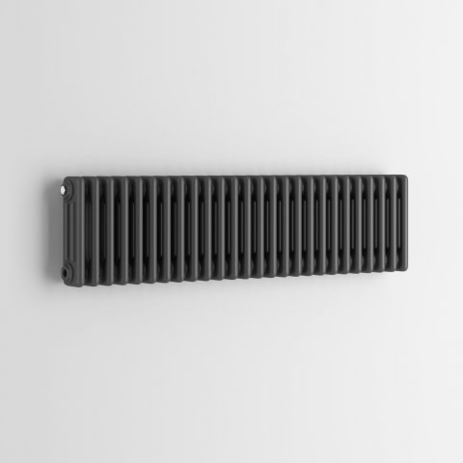 (O15) 300x1188mm Anthracite Triple Panel Horizontal Colosseum Radiator - Roma Premium. RRP £574. - Image 4 of 5