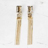 Carla Amorim, 18k Yellow Gold Smoky Quartz Whisper Earrings