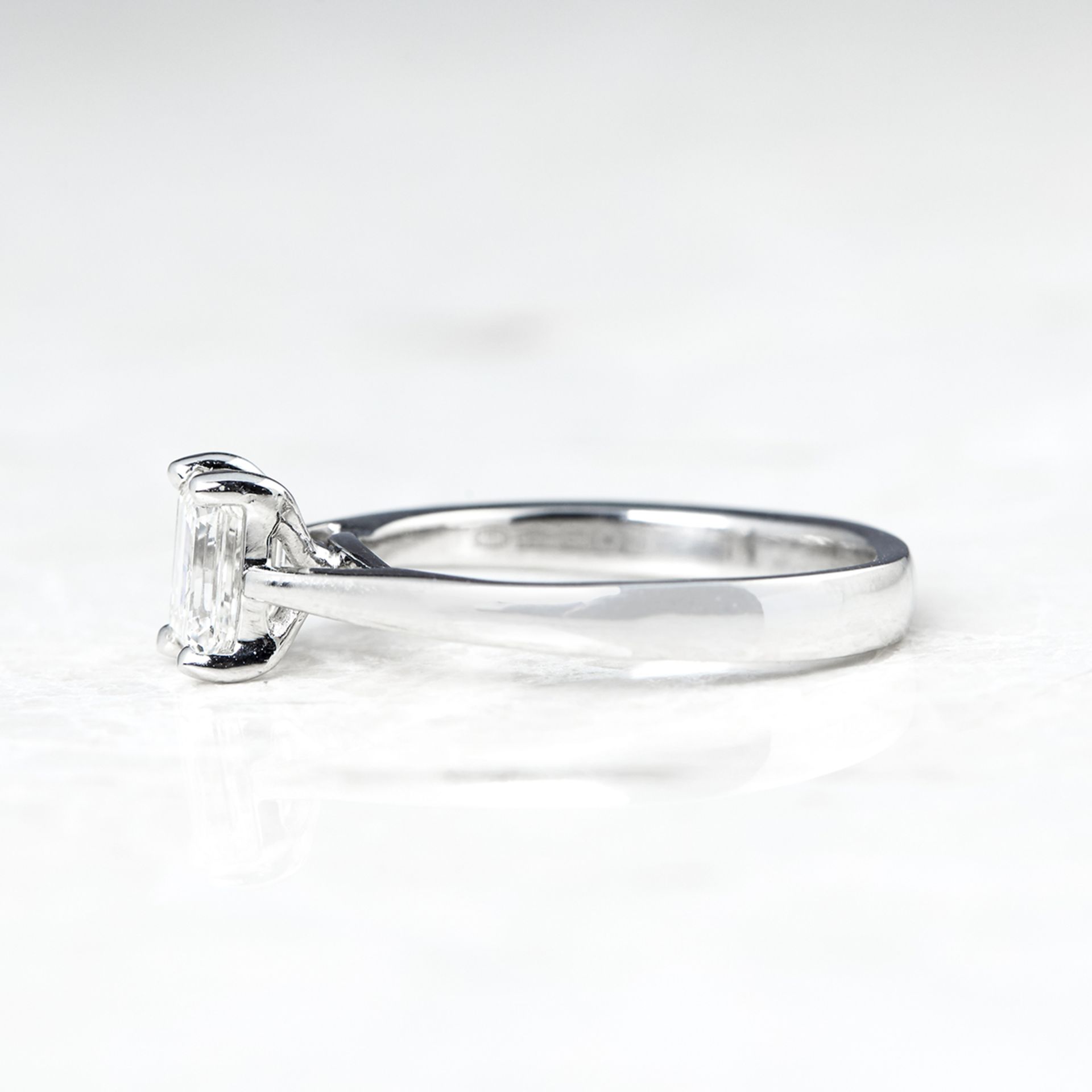 Mappin & Webb, Platinum Emerald Cut 0.81ct Diamond Ring - Image 3 of 4