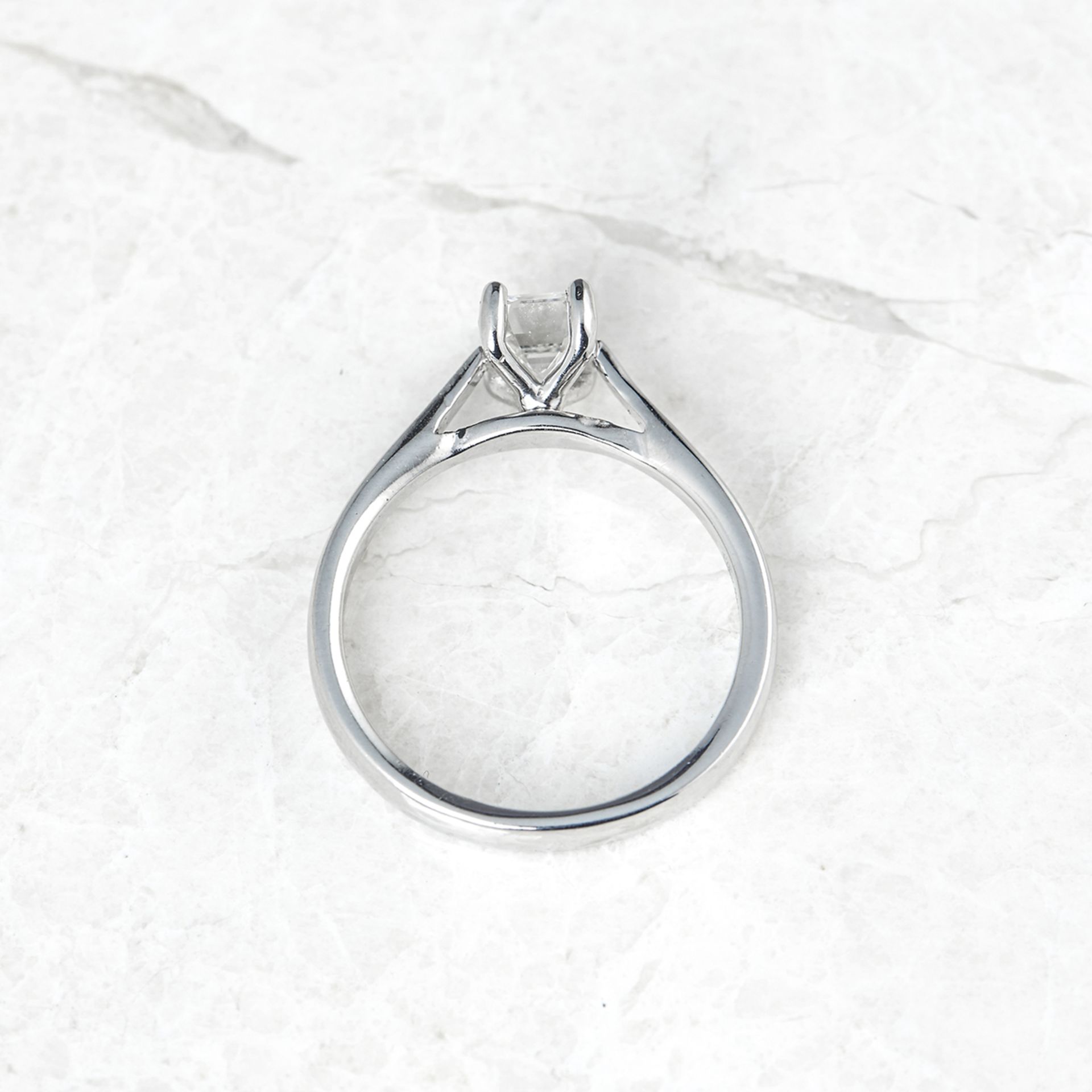 Mappin & Webb, Platinum Emerald Cut 0.81ct Diamond Ring - Image 4 of 4