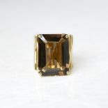 Carla Amorim, 18k Yellow Gold Smoky Quartz Ring