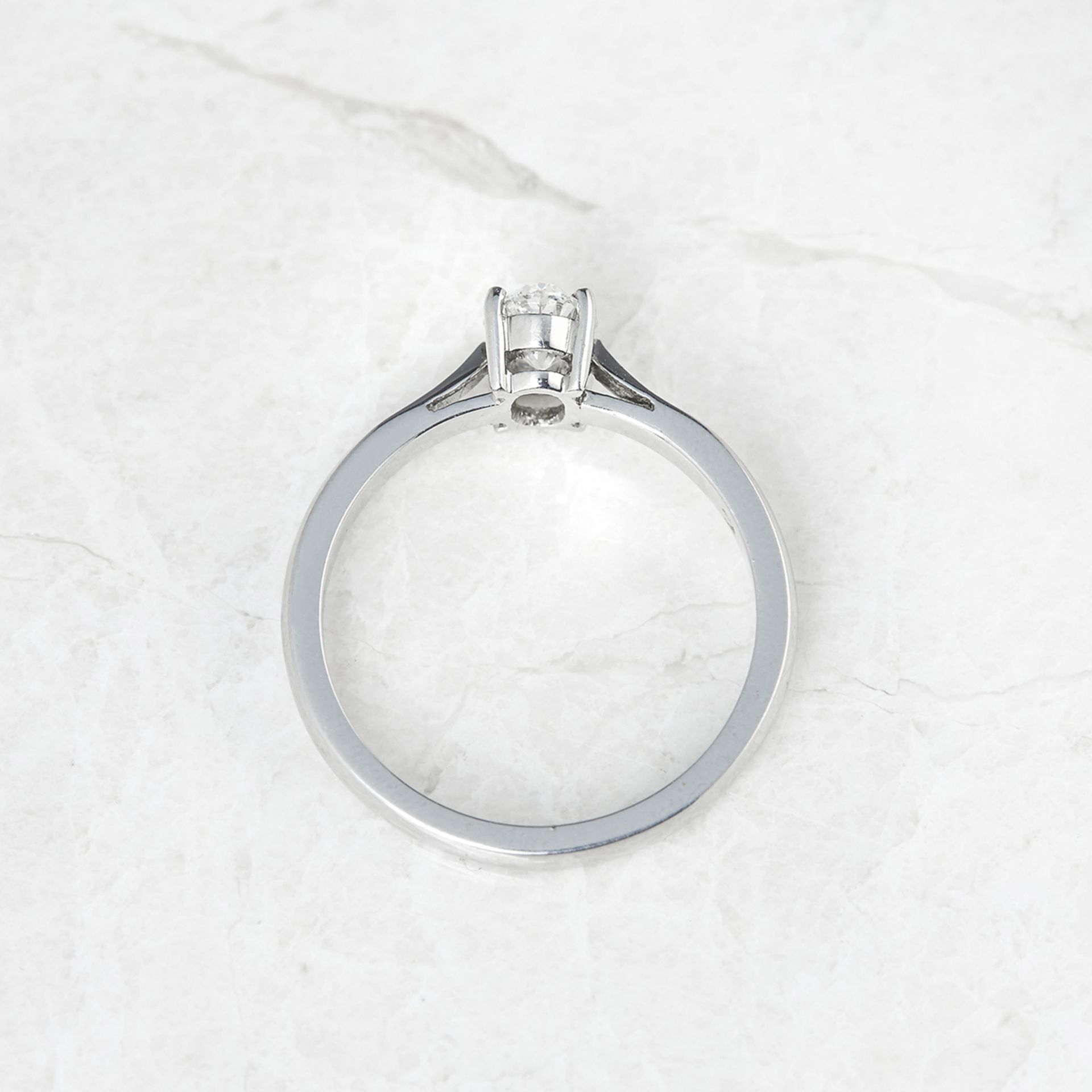 Mappin & Webb, Platinum Oval Cut 0.50ct Diamond Ring - Image 5 of 5