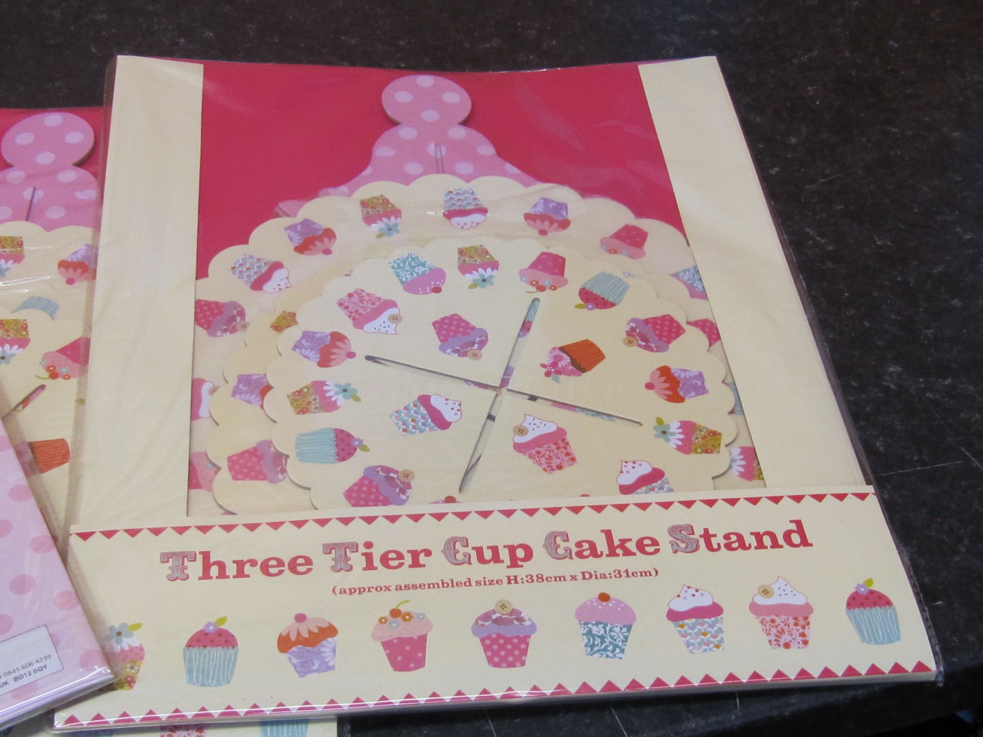 23 x Three Tier Cake Stand. - Image 3 of 4