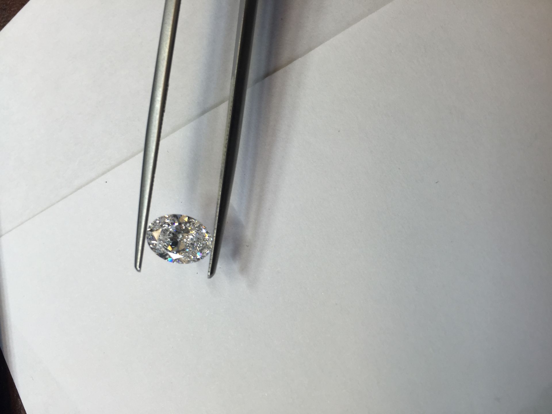 1.06ct oval cut diamond. D colour, SI2 clarity. GIA certification _ 1238914844. 8.04 x 5.96 x 3. - Image 3 of 5