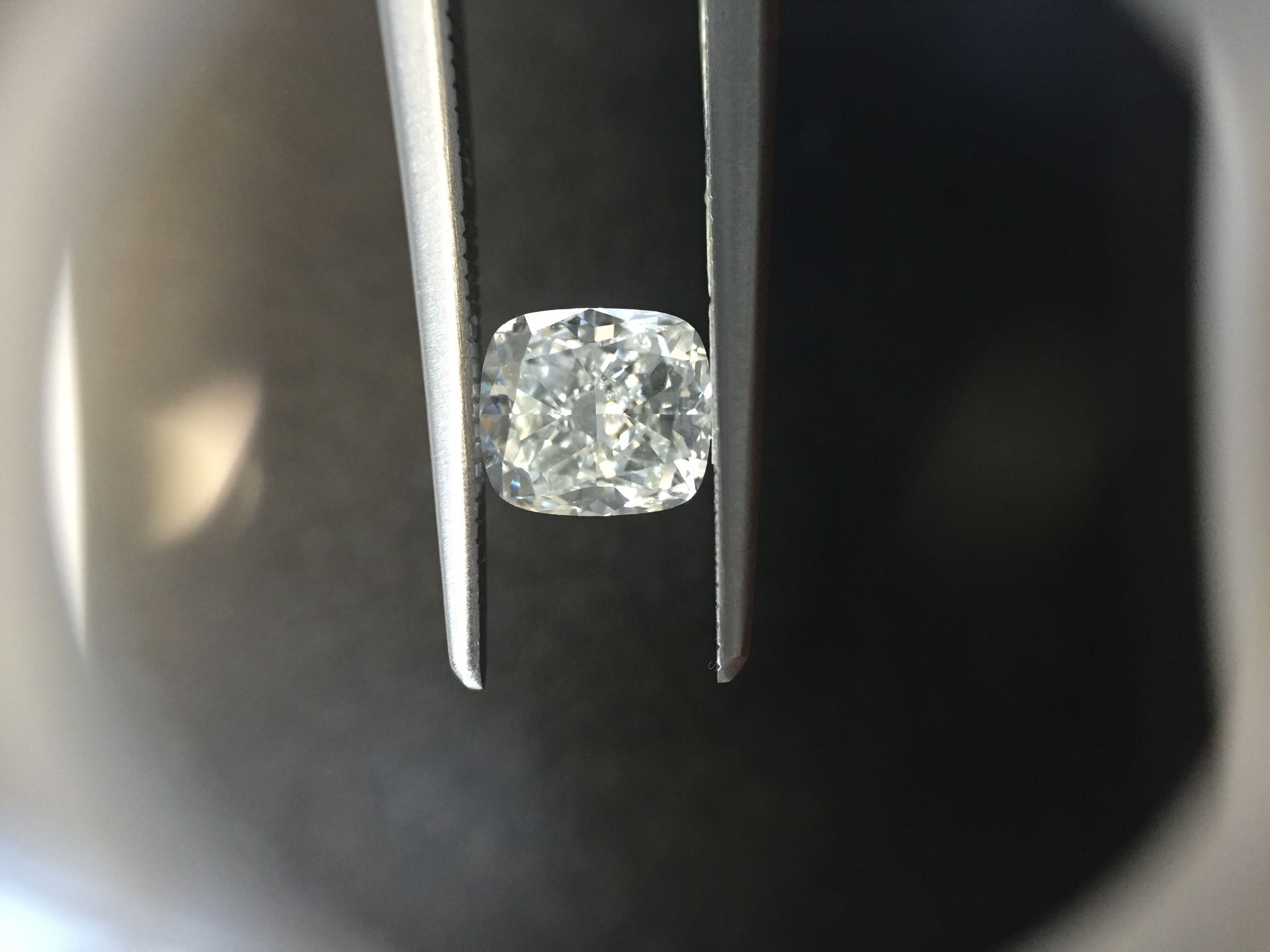 1.01ct cushion cut diamond. G colour, VVS2 clarity. No certification . Valued at £9100For more - Image 2 of 4