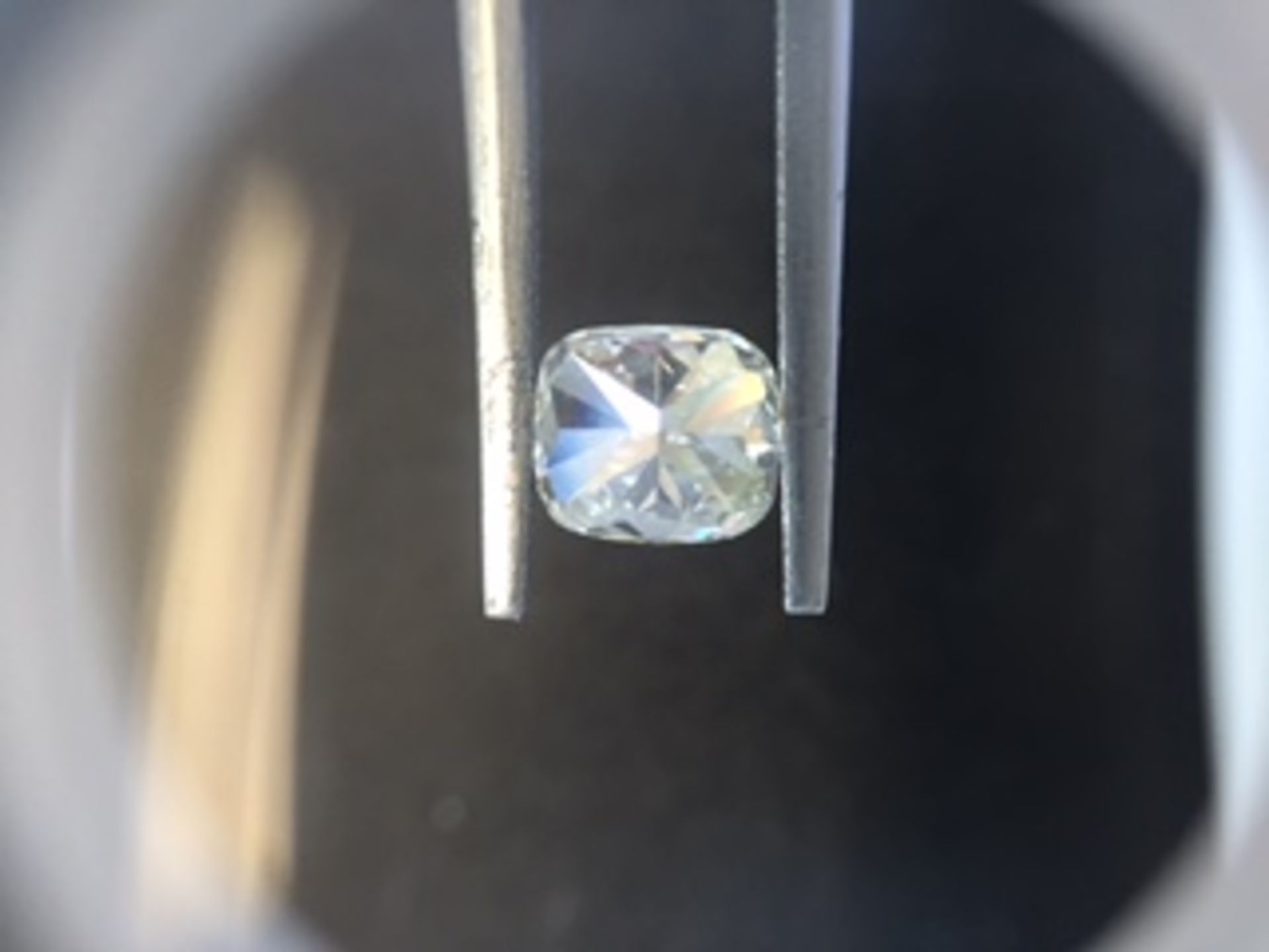 1.03ct cushion cut diamond. J colour, SI1 clarity. 6.25 x 5.56 x 3.71mm. GIA certification _ - Image 2 of 5