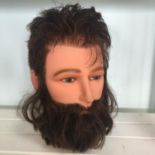 Vintage display model head with real hair. Includes free UK delivery.