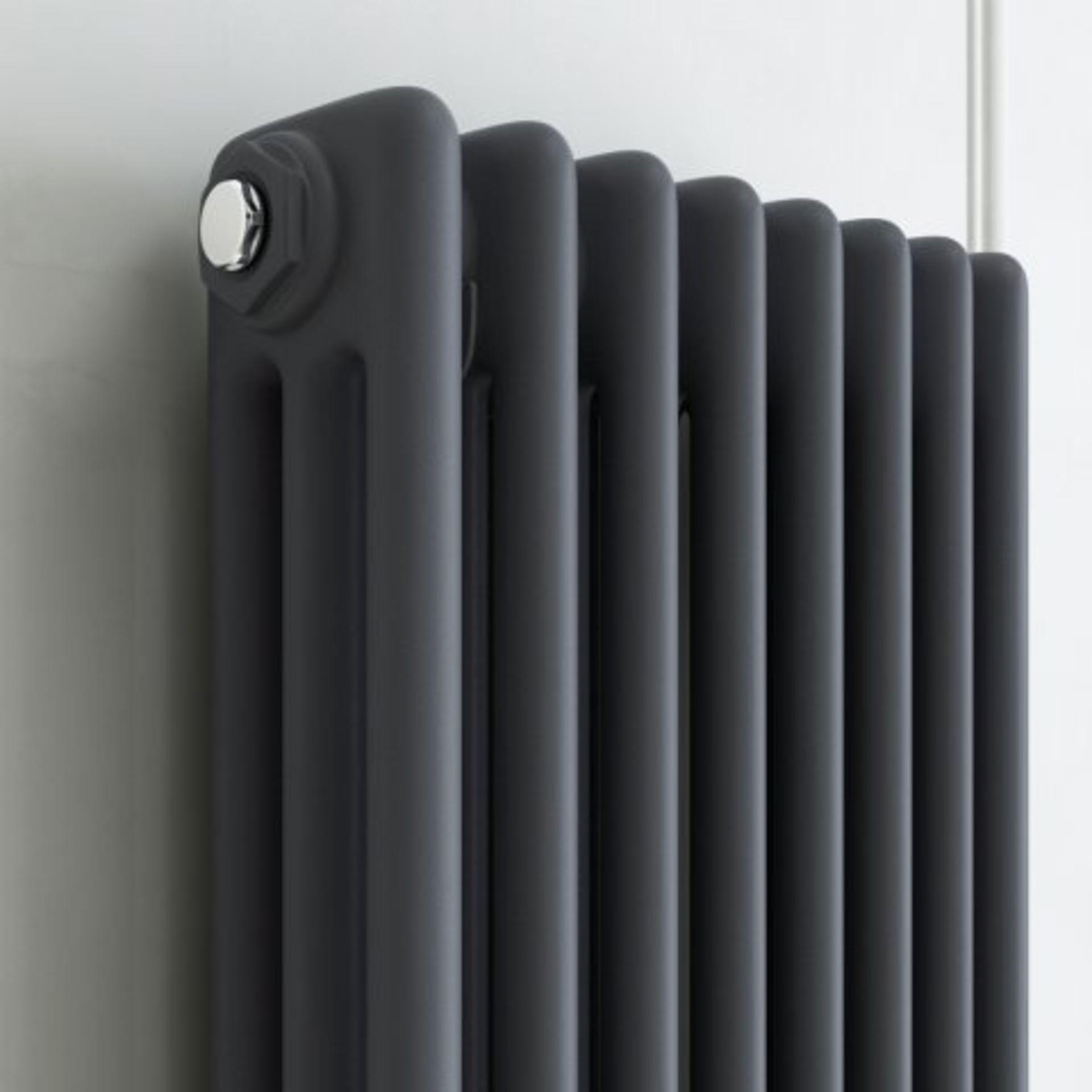 (I9) 1800x380mm Anthracite Triple Panel Vertical Colosseum Radiator - Roma Premium. RRP £599.98. - Image 5 of 5