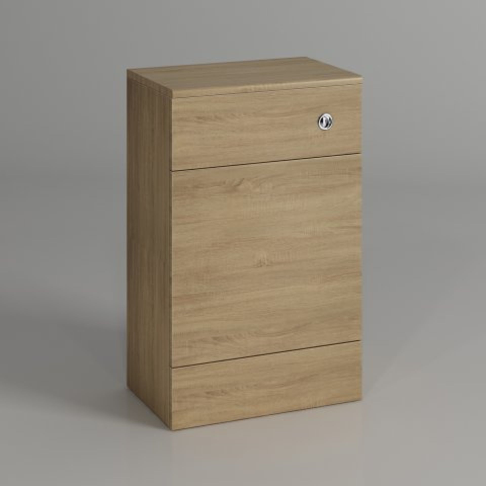 (I16) 500mm Harper Oak Effect Back To Wall Toilet Unit. RRP £199.99. This beautifully produced - Image 3 of 4