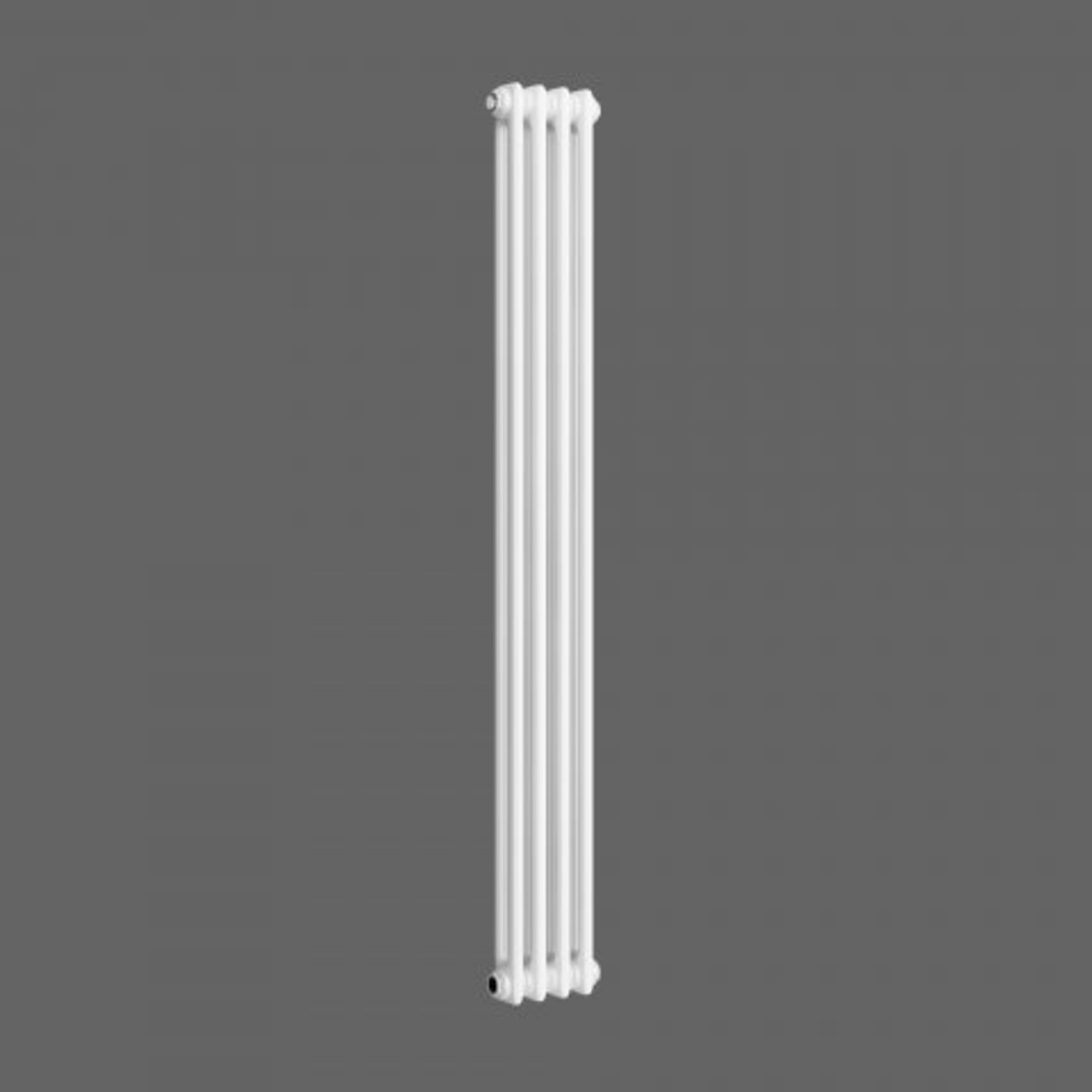 (I49) 1500x200mm White Double Panel Vertical Colosseum Radiator - Roma Premium Classic Touch For - Image 3 of 5
