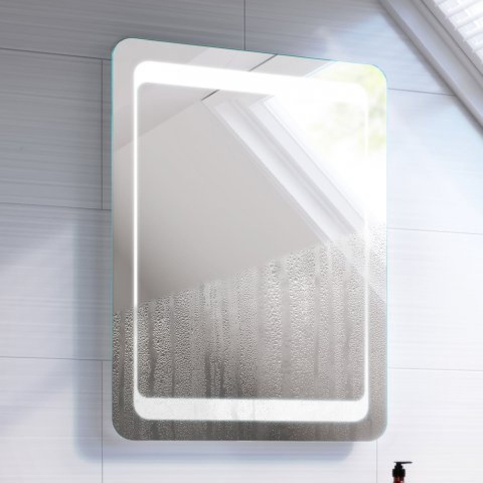 (N71) 800x600mm Quasar Illuminated LED Mirror. RRP £349.99. Energy efficient LED lighting with - Image 4 of 5