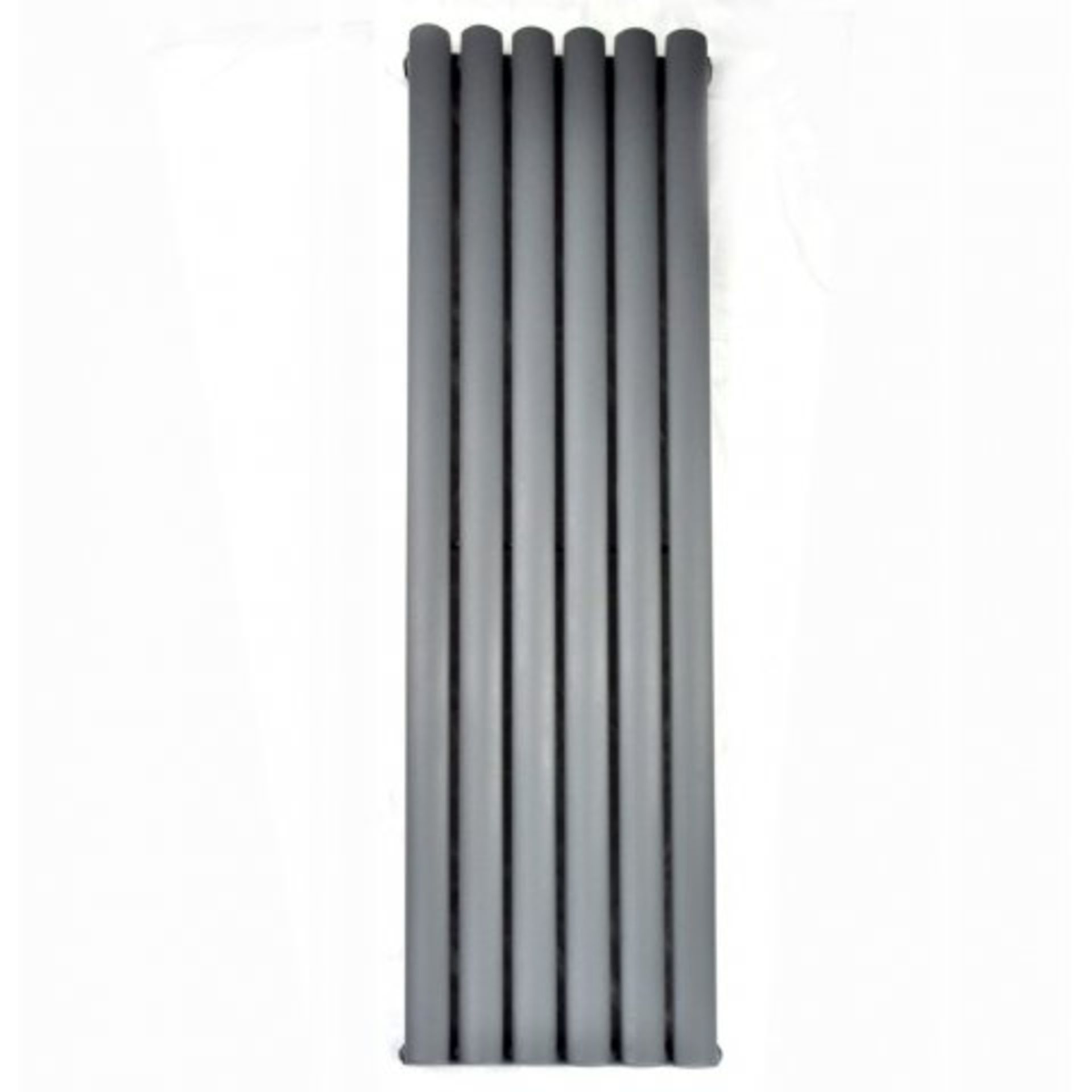 (N33) 1600x360mm Anthracite Double Oval Tube Vertical Radiator - Ember Premium. RRP £347.99. - Image 5 of 5