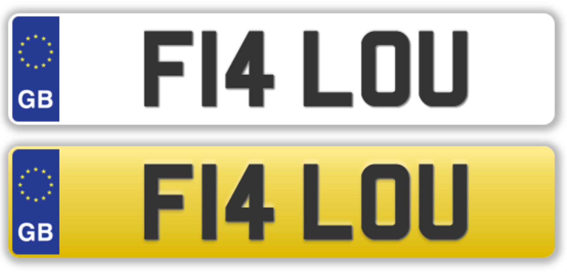 Cherished Plate - F14 LOU - No transfer fees. All registrations on retention and ready to transfer.
