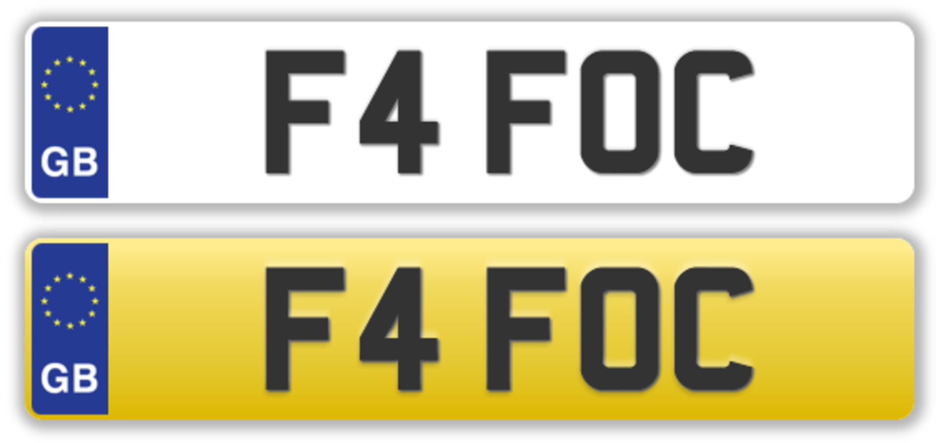 Cherished Plate - F4 FOC - No transfer fees. All registrations on retention and ready to transfer.