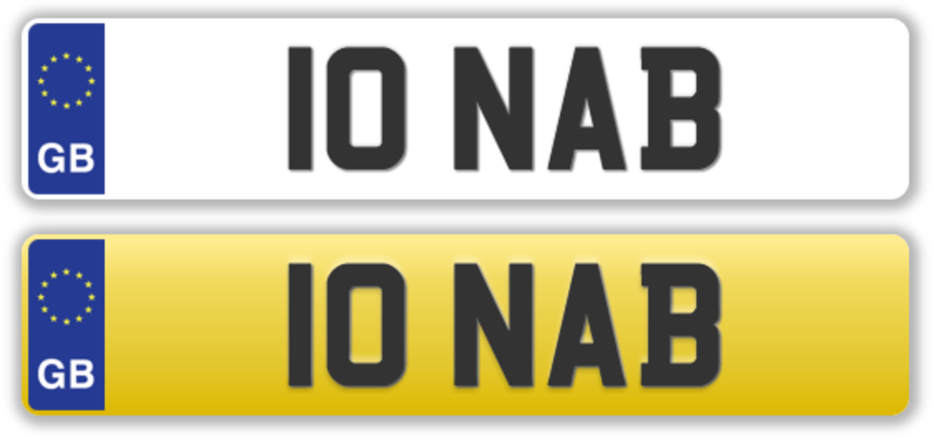 Cherished Plate - 10 NAB - No transfer fees. All registrations on retention and ready to transfer.