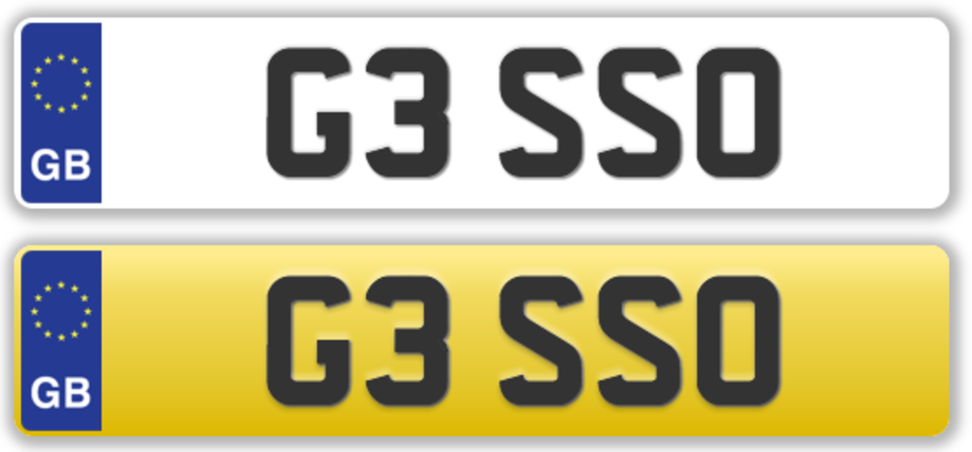 Cherished Plate - G3 SSO - No transfer fees. All registrations on retention and ready to transfer.