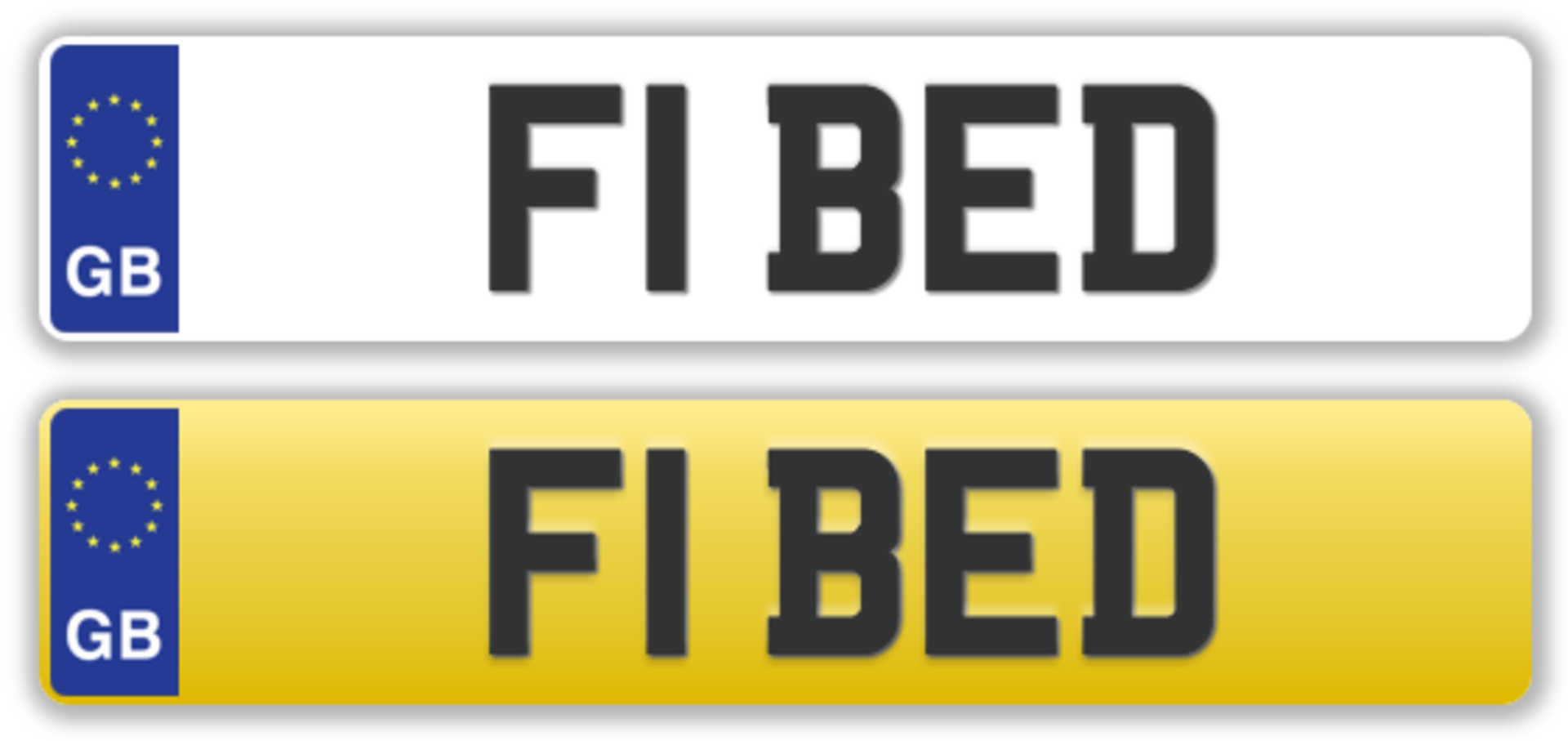 Cherished Plate - F1 BED - No transfer fees. All registrations on retention and ready to transfer.