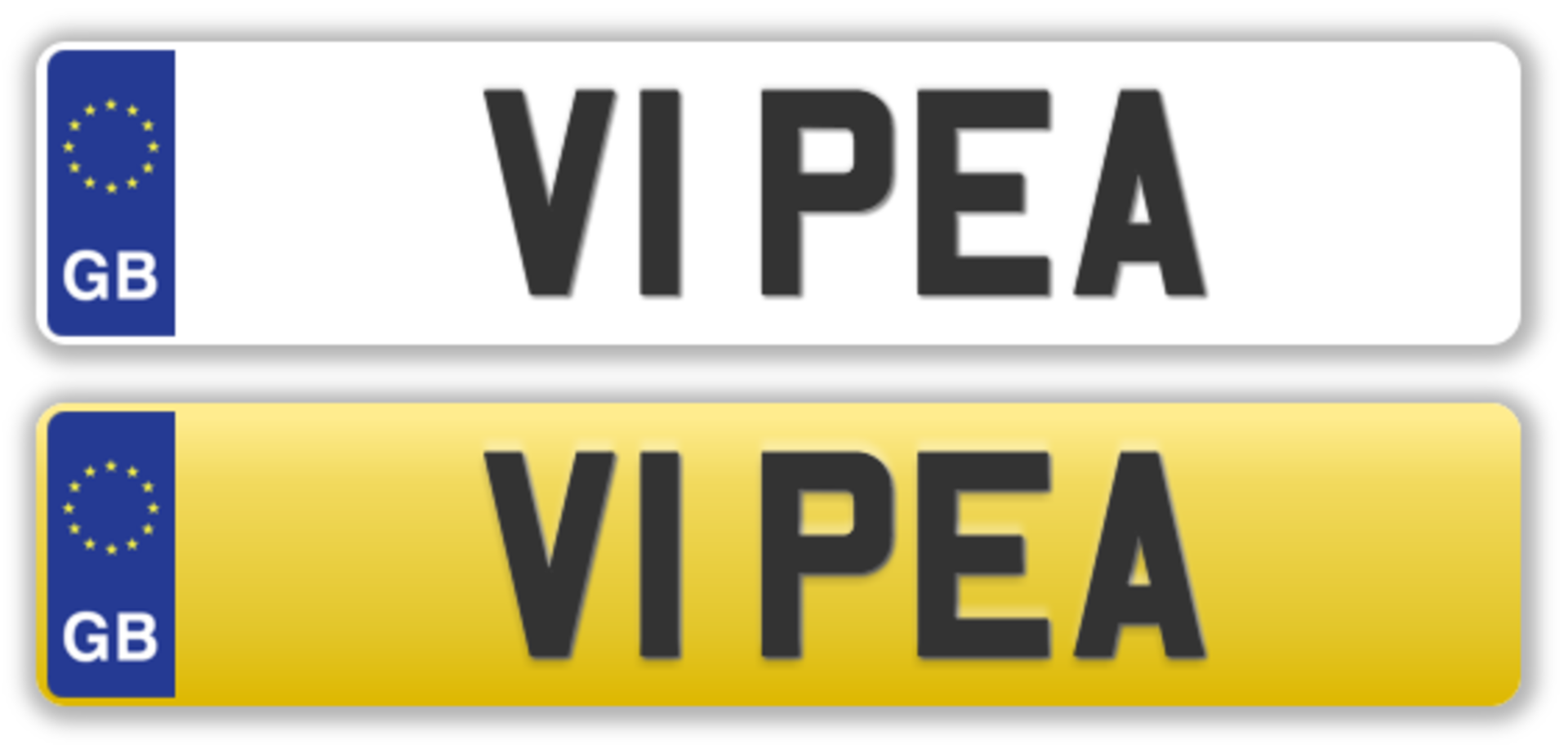 Cherished Plate - V1 PEA - No transfer fees. All registrations on retention and ready to transfer.