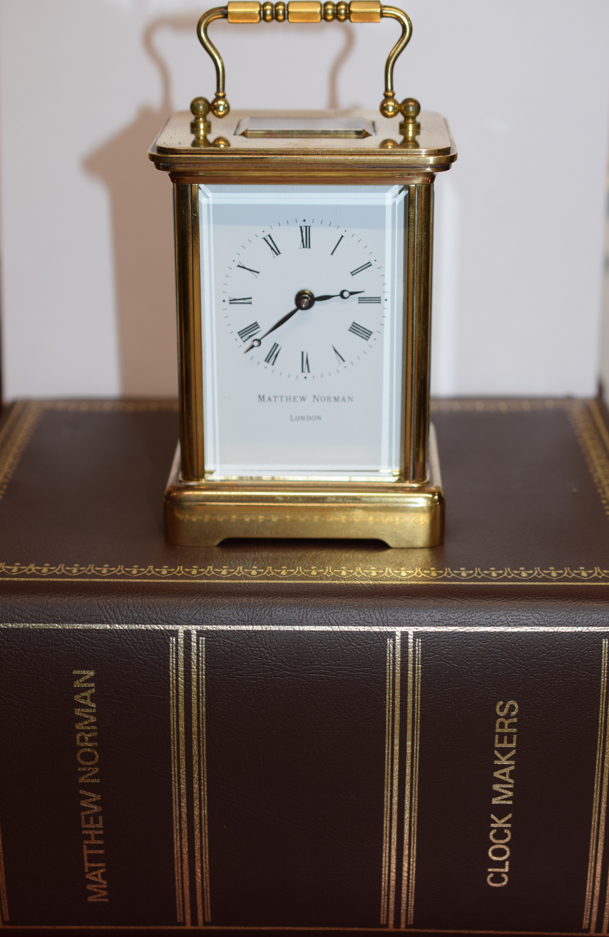 Matthew Norman of London Brass Carriage Clock In Book Style Box   Matthew Norman of London Brass - Image 5 of 6