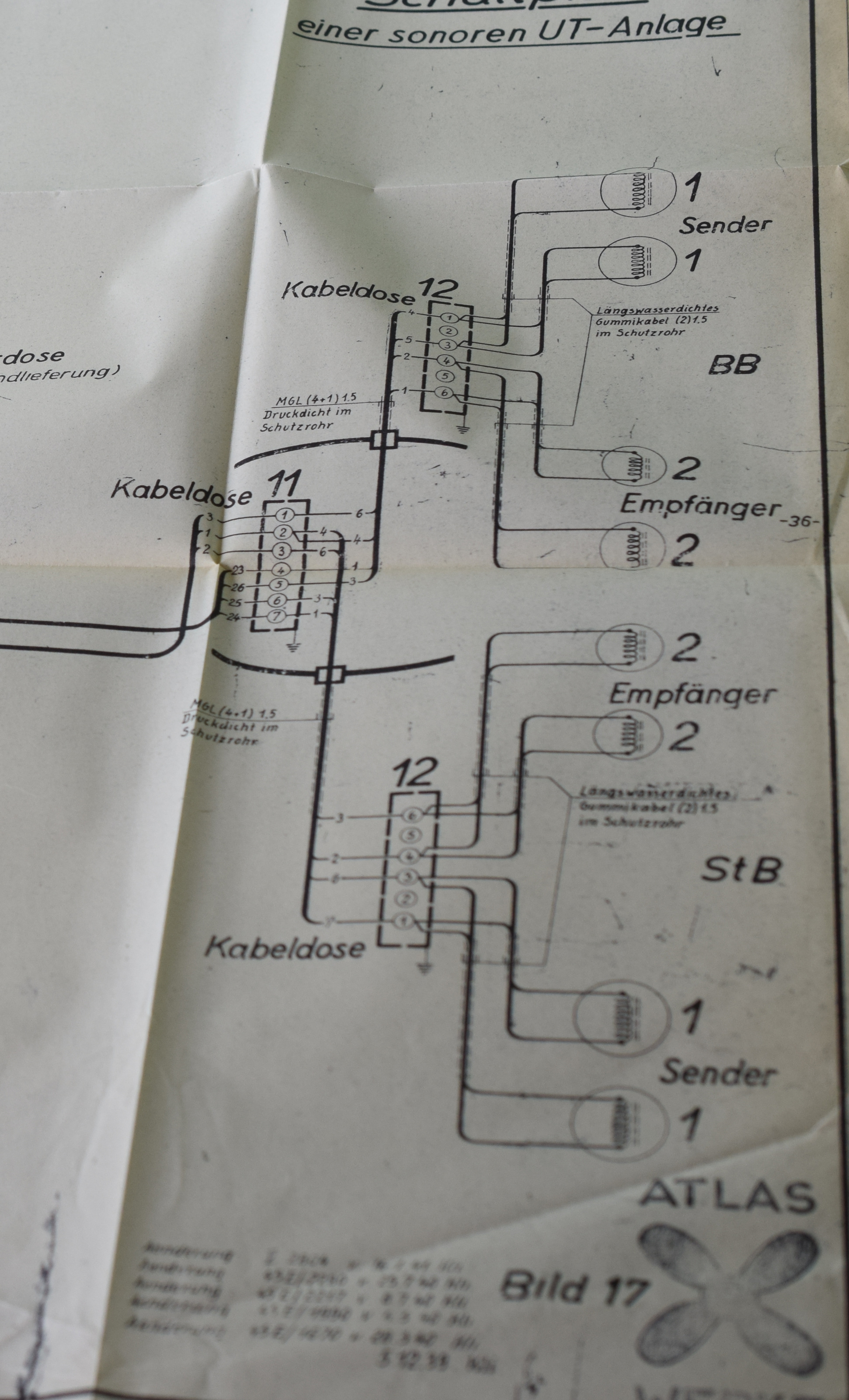 Extremely Rare WW2 German U Boat (U293) U Boat Sonar Manual   The 293 U-Boat was fitted with a Sonar - Image 7 of 10