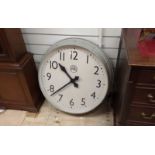 Very Large Industrial Electric Clock (1)   Large ATE heavy industrial electric clock, very large,