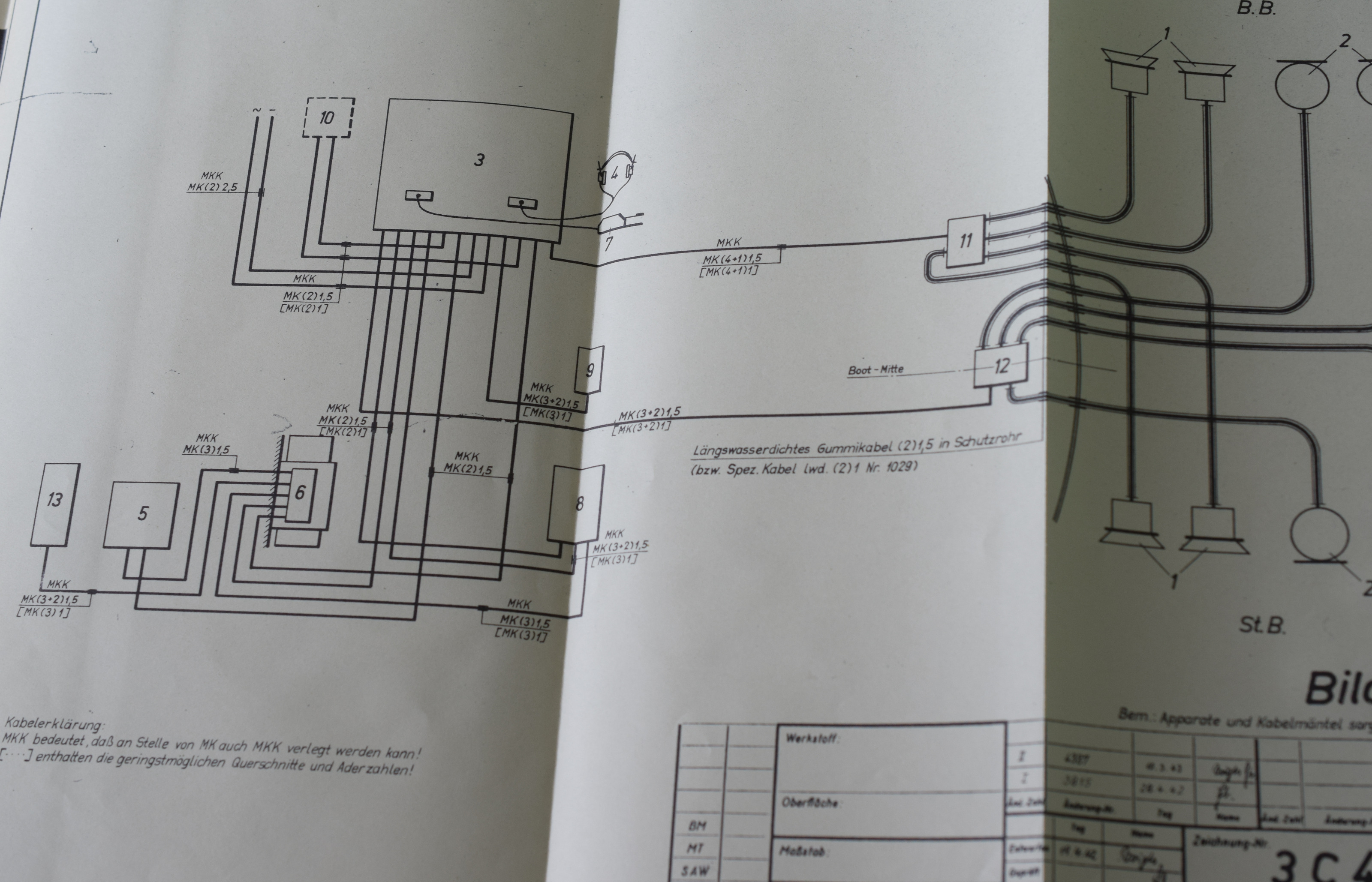 Extremely Rare WW2 German U Boat (U293) U Boat Sonar Manual   The 293 U-Boat was fitted with a Sonar - Image 5 of 10